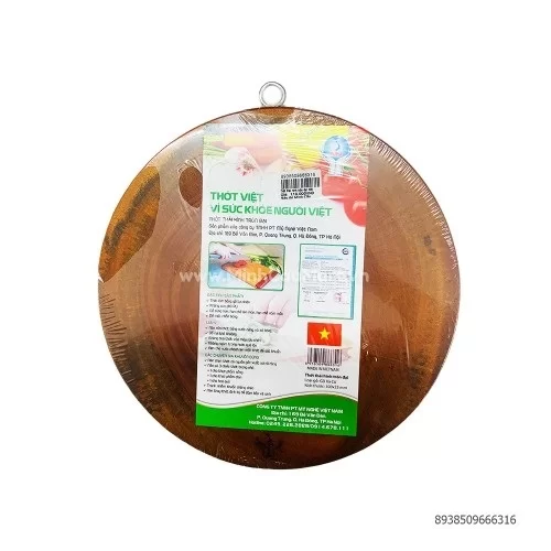 Thớt Thái Hình Tròn Trung 250x23mm